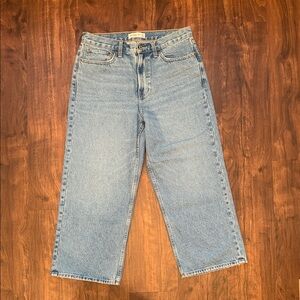 NWOT Abercrombie Mid Rise Light Blue Denim Jeans